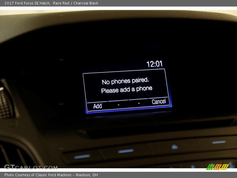 Race Red / Charcoal Black 2017 Ford Focus SE Hatch