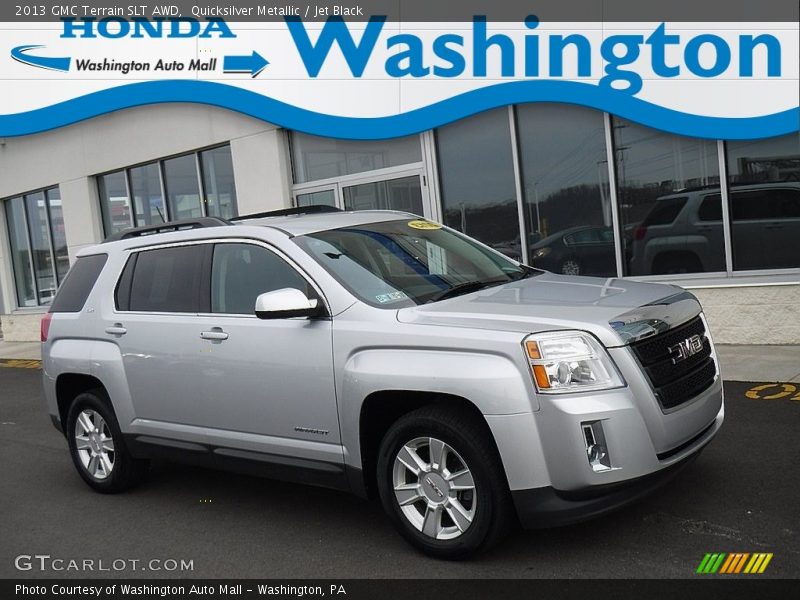 Quicksilver Metallic / Jet Black 2013 GMC Terrain SLT AWD