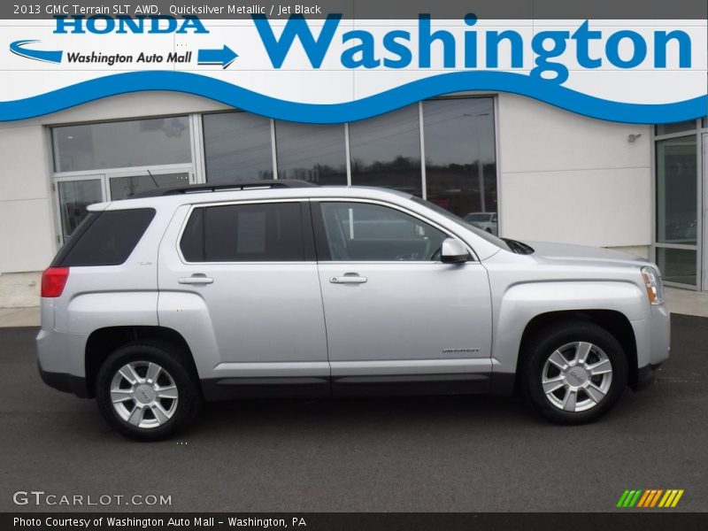 Quicksilver Metallic / Jet Black 2013 GMC Terrain SLT AWD
