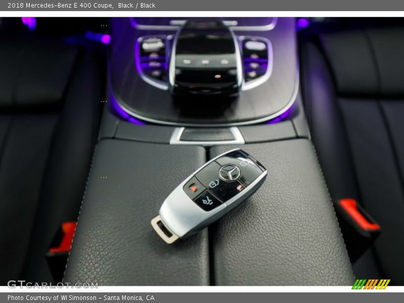 Black / Black 2018 Mercedes-Benz E 400 Coupe