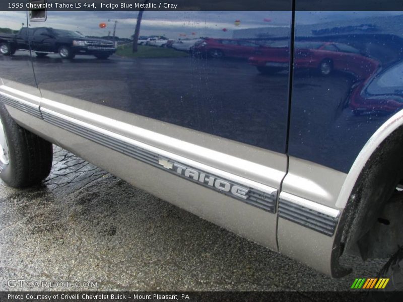 Indigo Blue Metallic / Gray 1999 Chevrolet Tahoe LS 4x4