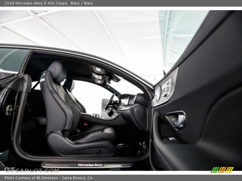 Black / Black 2018 Mercedes-Benz E 400 Coupe