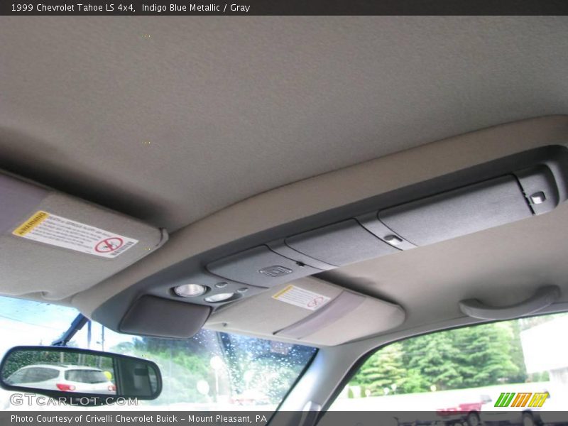 Indigo Blue Metallic / Gray 1999 Chevrolet Tahoe LS 4x4