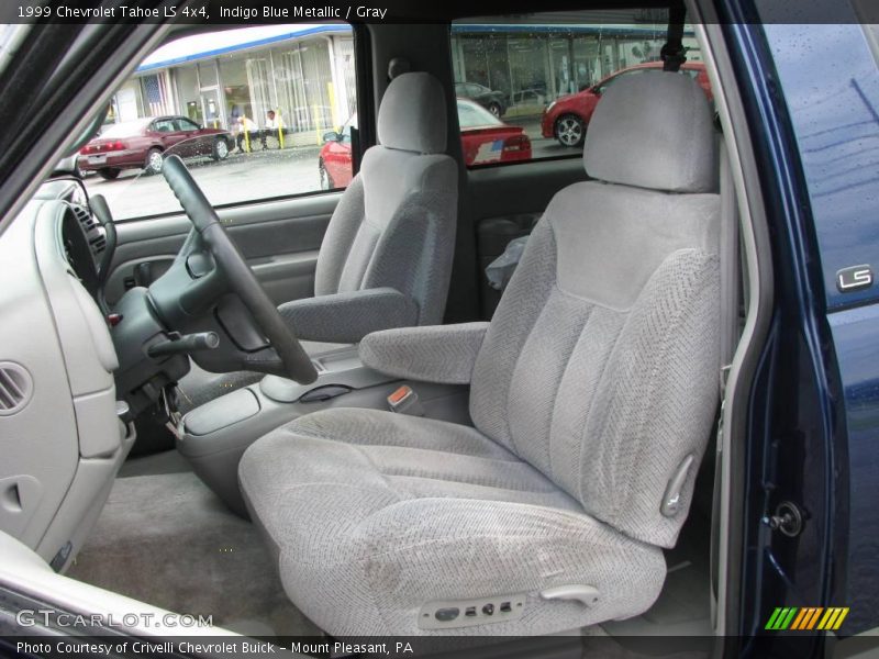 Indigo Blue Metallic / Gray 1999 Chevrolet Tahoe LS 4x4