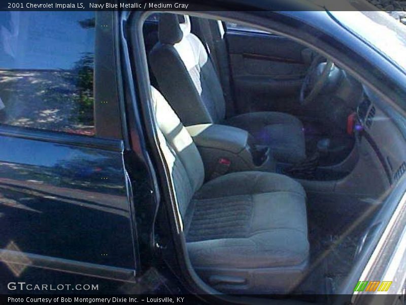 Navy Blue Metallic / Medium Gray 2001 Chevrolet Impala LS