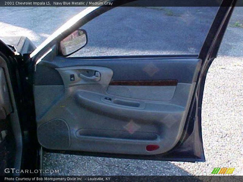 Navy Blue Metallic / Medium Gray 2001 Chevrolet Impala LS