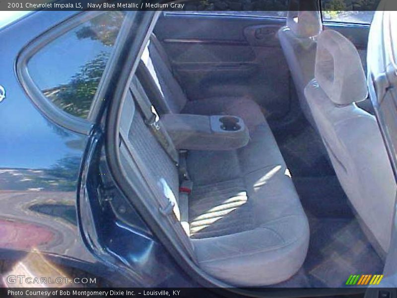 Navy Blue Metallic / Medium Gray 2001 Chevrolet Impala LS