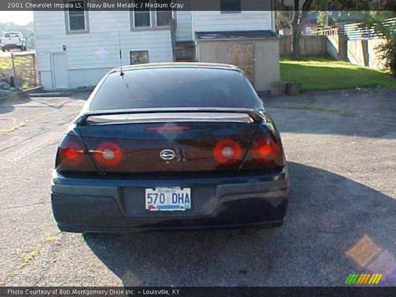 Navy Blue Metallic / Medium Gray 2001 Chevrolet Impala LS