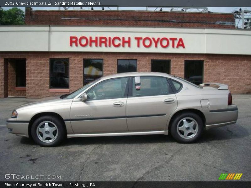 Sandrift Metallic / Neutral 2002 Chevrolet Impala LS