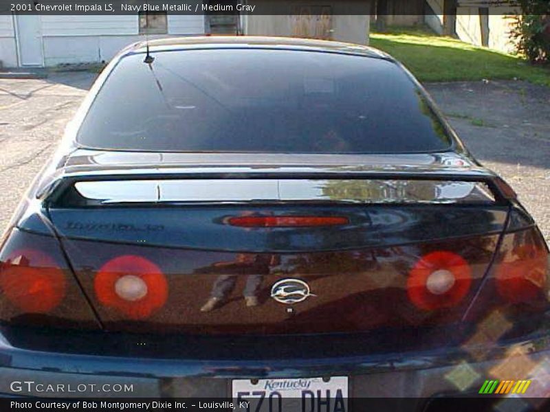 Navy Blue Metallic / Medium Gray 2001 Chevrolet Impala LS