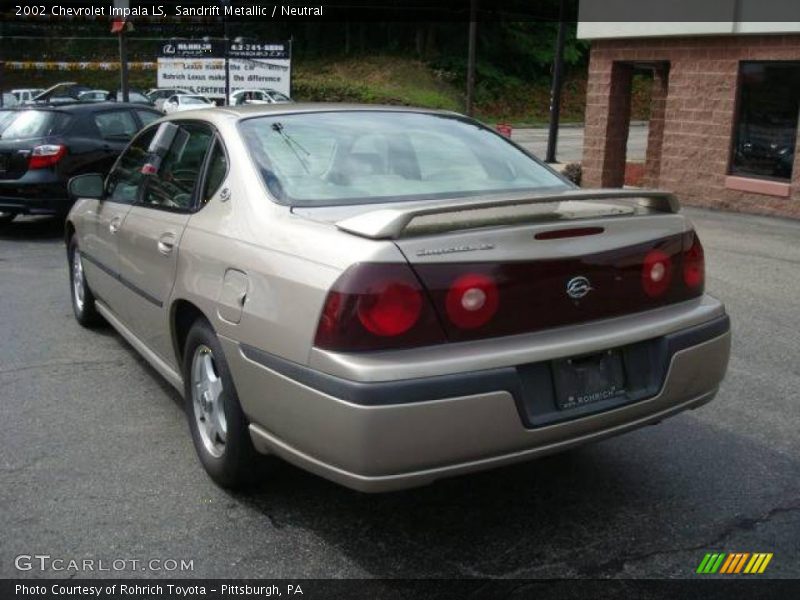 Sandrift Metallic / Neutral 2002 Chevrolet Impala LS