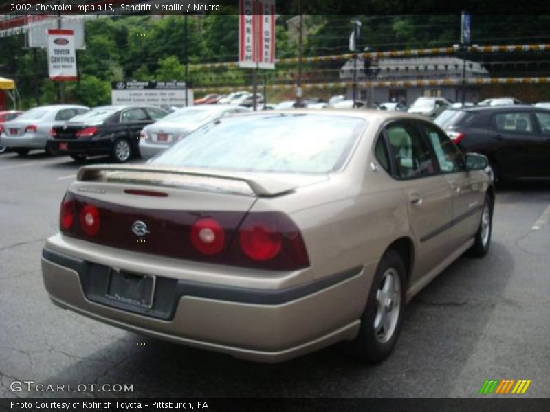Sandrift Metallic / Neutral 2002 Chevrolet Impala LS