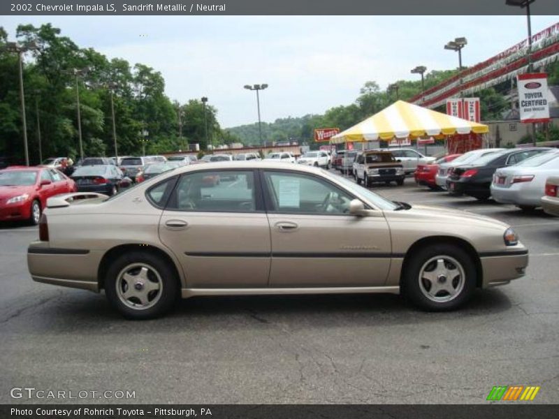 Sandrift Metallic / Neutral 2002 Chevrolet Impala LS