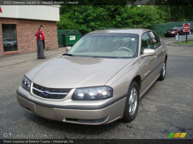 Sandrift Metallic / Neutral 2002 Chevrolet Impala LS