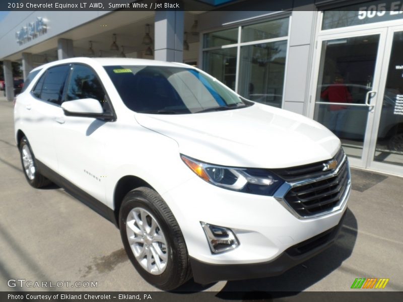 Summit White / Jet Black 2019 Chevrolet Equinox LT AWD