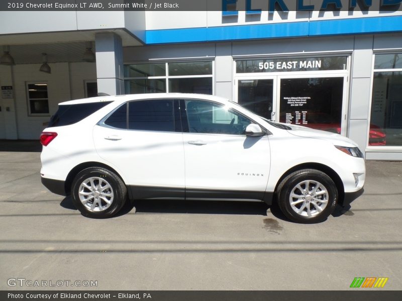 Summit White / Jet Black 2019 Chevrolet Equinox LT AWD