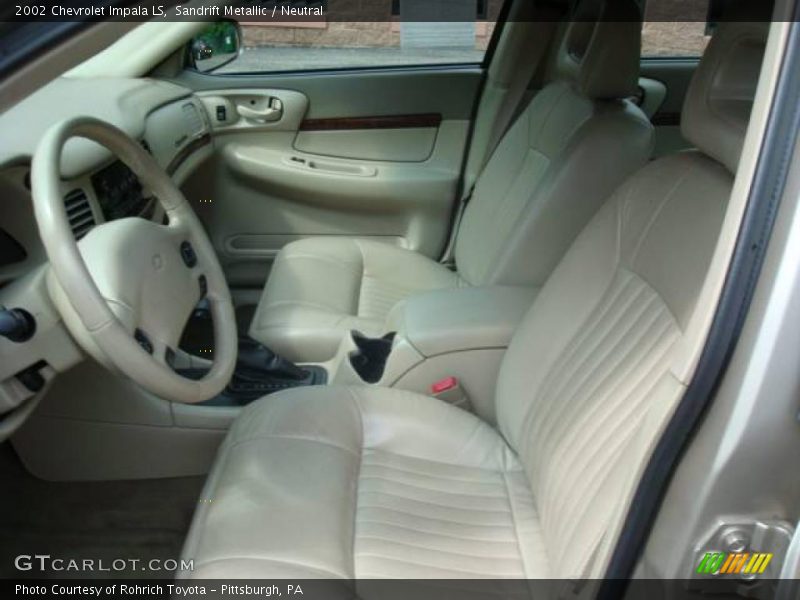 Sandrift Metallic / Neutral 2002 Chevrolet Impala LS