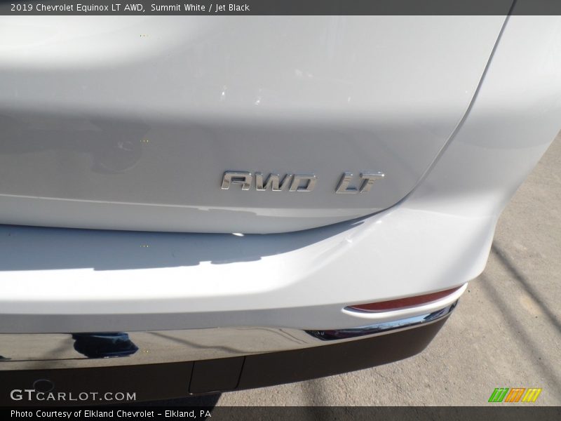 Summit White / Jet Black 2019 Chevrolet Equinox LT AWD