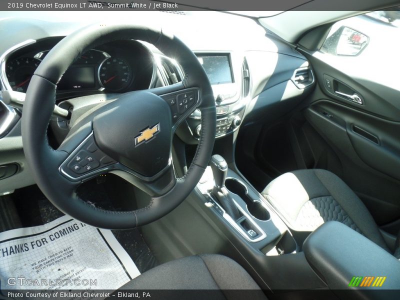 Summit White / Jet Black 2019 Chevrolet Equinox LT AWD