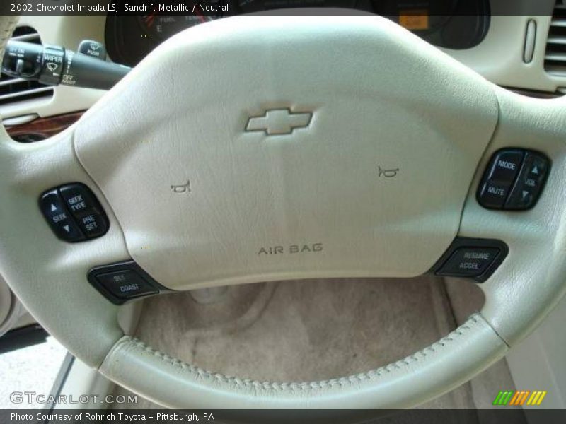 Sandrift Metallic / Neutral 2002 Chevrolet Impala LS