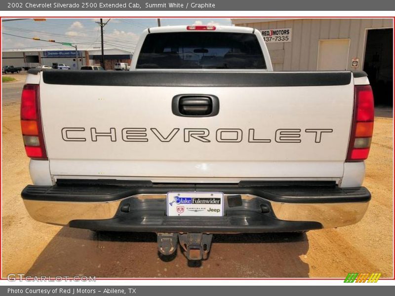 Summit White / Graphite 2002 Chevrolet Silverado 2500 Extended Cab