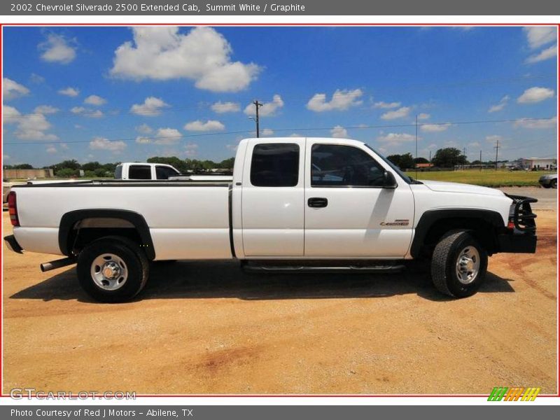 Summit White / Graphite 2002 Chevrolet Silverado 2500 Extended Cab