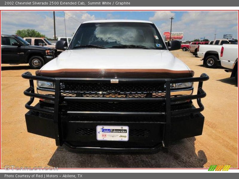 Summit White / Graphite 2002 Chevrolet Silverado 2500 Extended Cab
