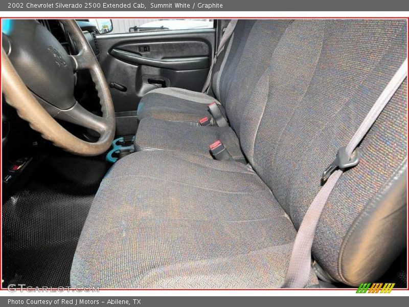 Summit White / Graphite 2002 Chevrolet Silverado 2500 Extended Cab
