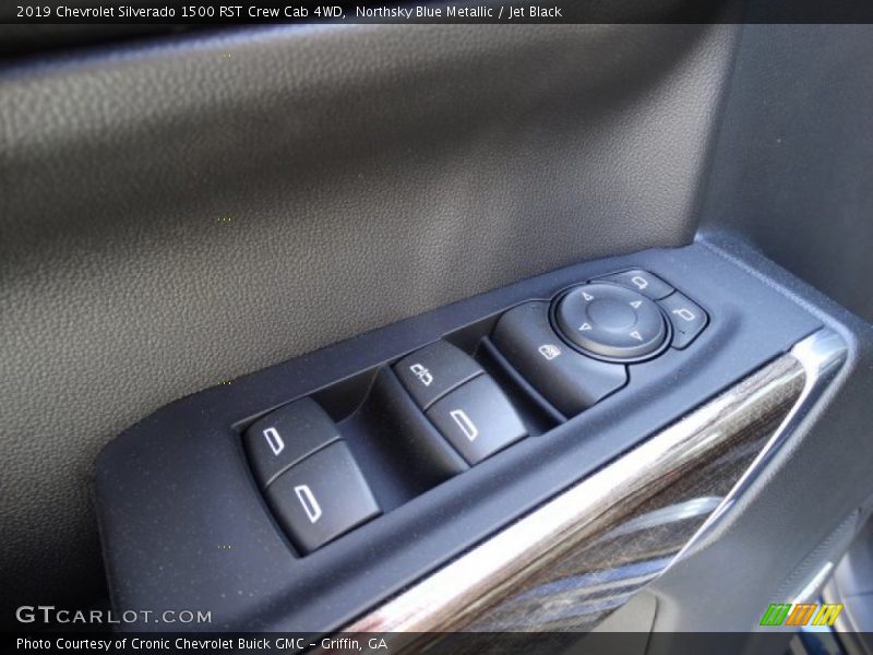 Northsky Blue Metallic / Jet Black 2019 Chevrolet Silverado 1500 RST Crew Cab 4WD
