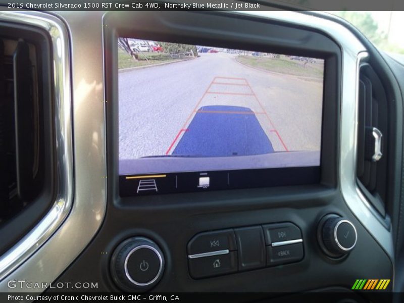 Northsky Blue Metallic / Jet Black 2019 Chevrolet Silverado 1500 RST Crew Cab 4WD