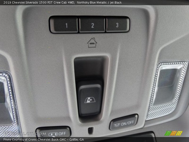 Northsky Blue Metallic / Jet Black 2019 Chevrolet Silverado 1500 RST Crew Cab 4WD