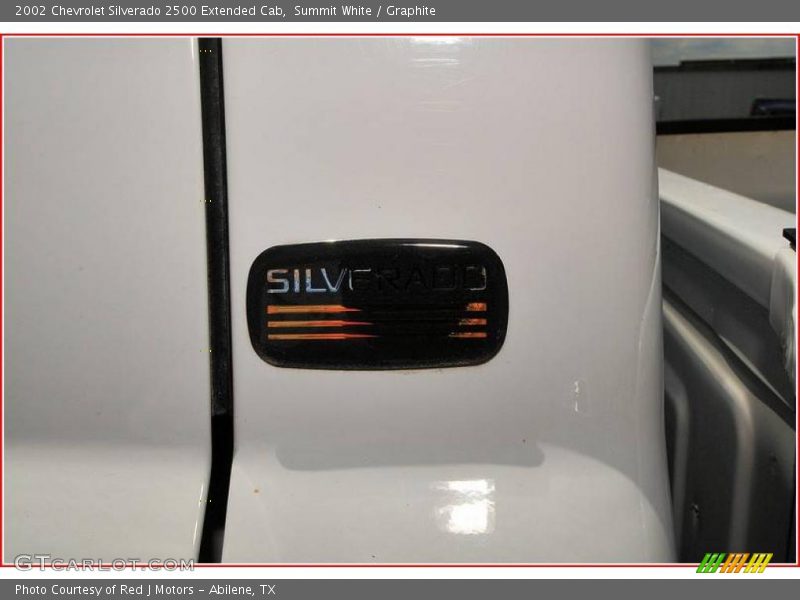 Summit White / Graphite 2002 Chevrolet Silverado 2500 Extended Cab