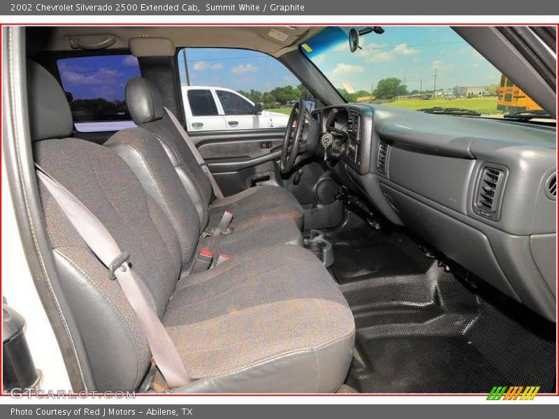 Summit White / Graphite 2002 Chevrolet Silverado 2500 Extended Cab