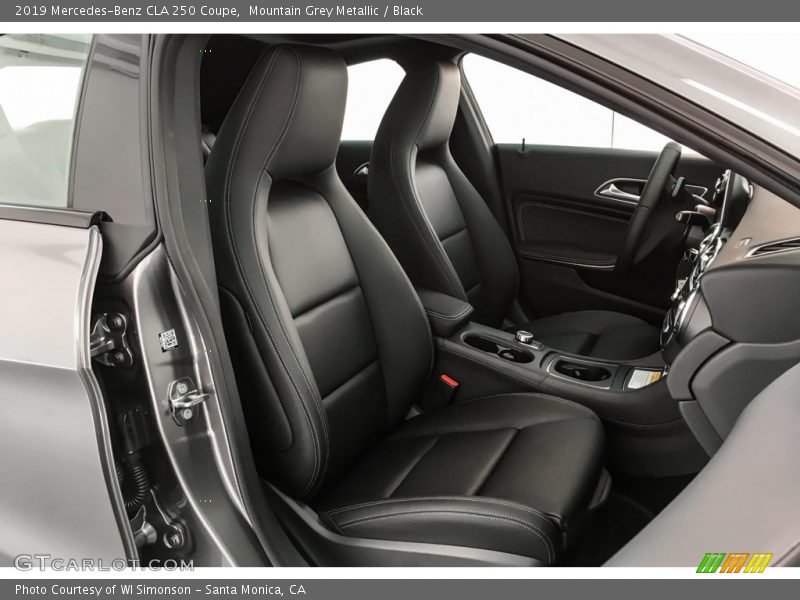 Mountain Grey Metallic / Black 2019 Mercedes-Benz CLA 250 Coupe