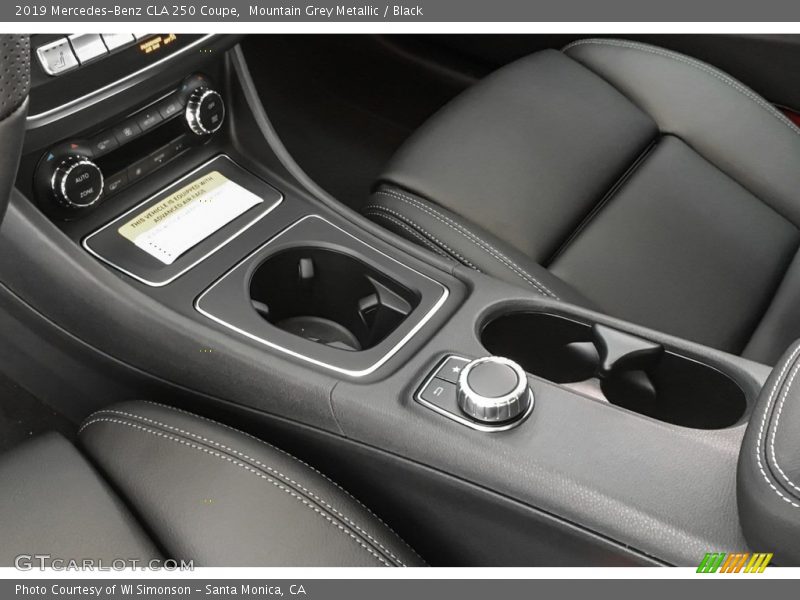 Mountain Grey Metallic / Black 2019 Mercedes-Benz CLA 250 Coupe