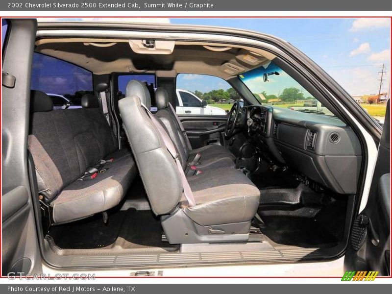 Summit White / Graphite 2002 Chevrolet Silverado 2500 Extended Cab