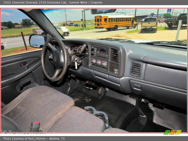 Summit White / Graphite 2002 Chevrolet Silverado 2500 Extended Cab