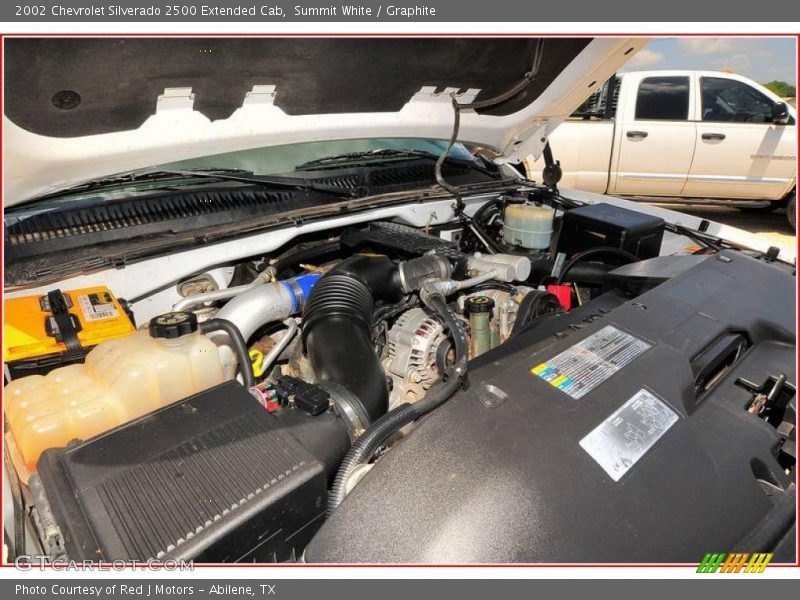Summit White / Graphite 2002 Chevrolet Silverado 2500 Extended Cab