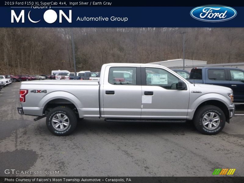 Ingot Silver / Earth Gray 2019 Ford F150 XL SuperCab 4x4