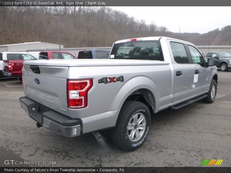 Ingot Silver / Earth Gray 2019 Ford F150 XL SuperCab 4x4