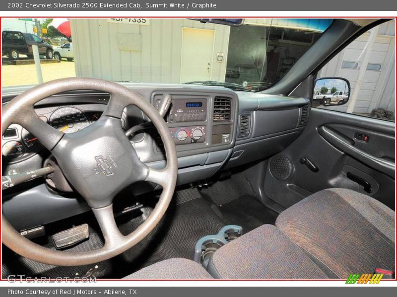 Summit White / Graphite 2002 Chevrolet Silverado 2500 Extended Cab