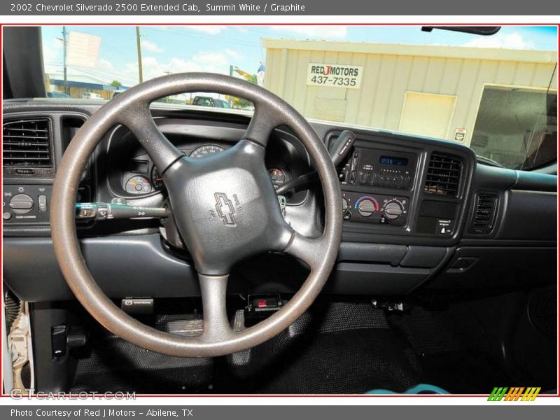 Summit White / Graphite 2002 Chevrolet Silverado 2500 Extended Cab