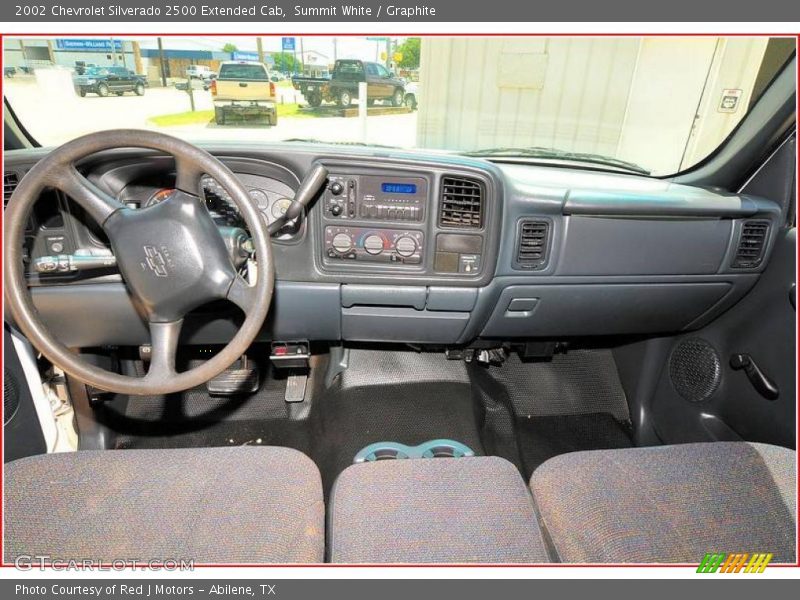 Summit White / Graphite 2002 Chevrolet Silverado 2500 Extended Cab