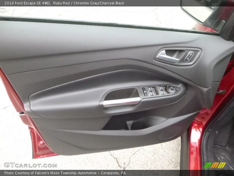 Ruby Red / Chromite Gray/Charcoal Black 2019 Ford Escape SE 4WD