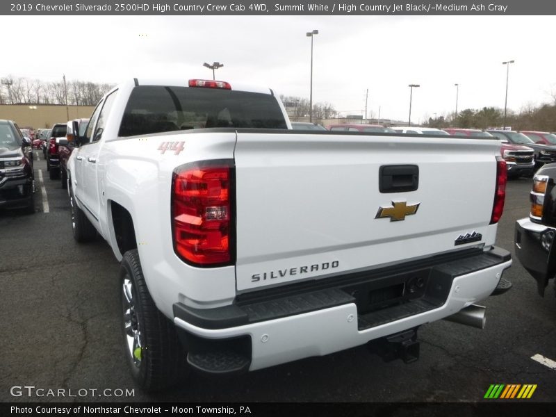 Summit White / High Country Jet Black/­Medium Ash Gray 2019 Chevrolet Silverado 2500HD High Country Crew Cab 4WD