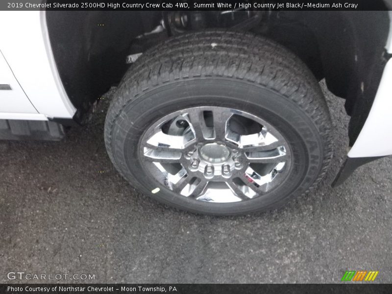 Summit White / High Country Jet Black/­Medium Ash Gray 2019 Chevrolet Silverado 2500HD High Country Crew Cab 4WD