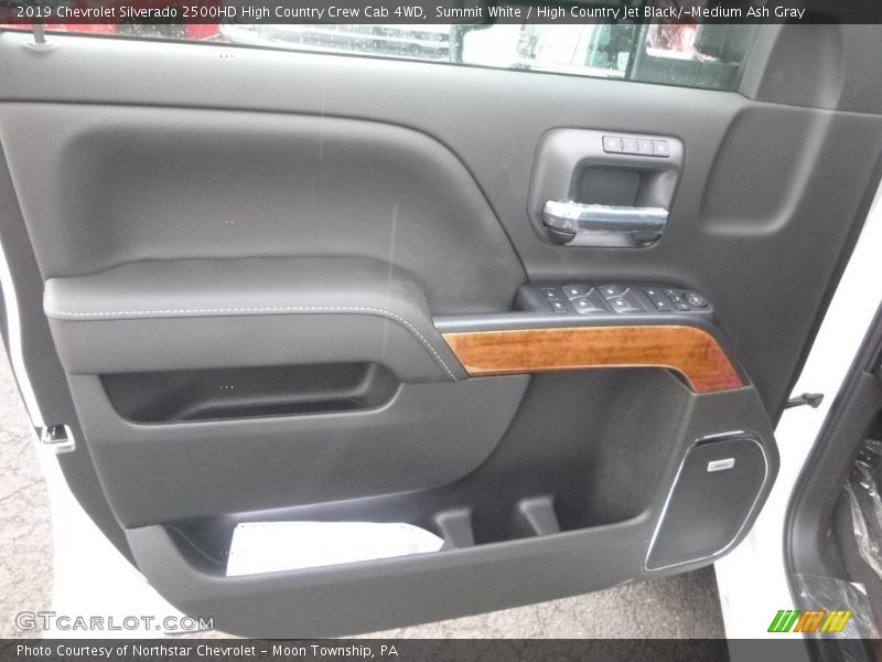 Summit White / High Country Jet Black/­Medium Ash Gray 2019 Chevrolet Silverado 2500HD High Country Crew Cab 4WD