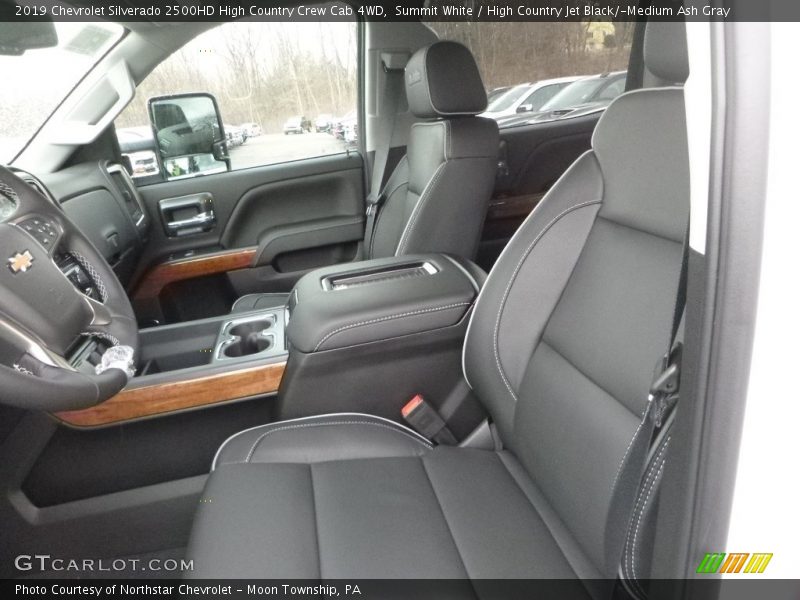 Summit White / High Country Jet Black/­Medium Ash Gray 2019 Chevrolet Silverado 2500HD High Country Crew Cab 4WD