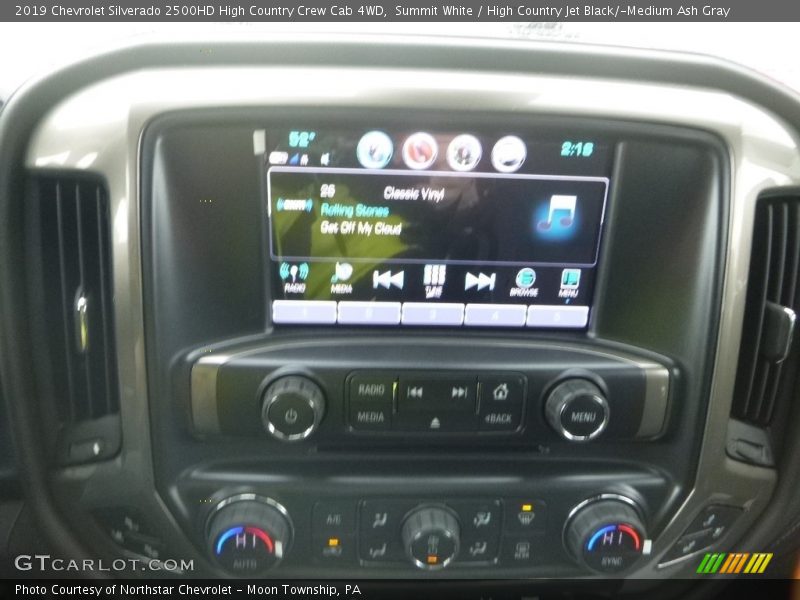 Summit White / High Country Jet Black/­Medium Ash Gray 2019 Chevrolet Silverado 2500HD High Country Crew Cab 4WD