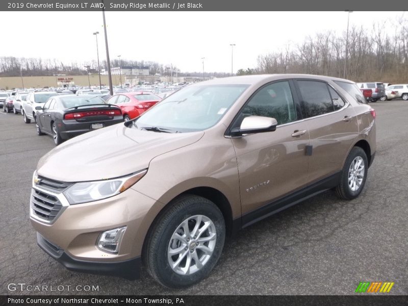 Sandy Ridge Metallic / Jet Black 2019 Chevrolet Equinox LT AWD